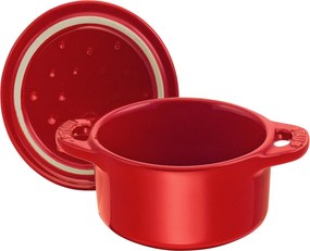 Staub Ceramique Mini braadpan 10 cm / 200 ml, Rond, Kersenrood - Ceramique - Staub