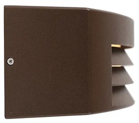 Moderne wandlamp roestbruin IP44 - Hurricane 1