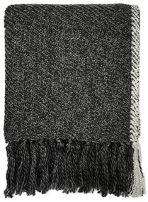 Plaids, deken Zwart Malagoon  Charcoal melee throw