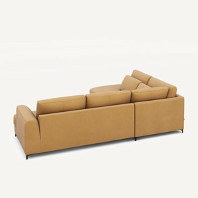 Omvormbare hoekbank links, in linnen fluweel, Marsile