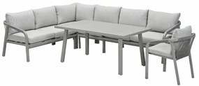 Garden Impressions Tarera lounge dining set R 6-delig incl stoel - taupe