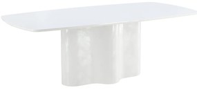 Eettafel Met Afgeronde Hoeken - 110 X 220cm.