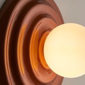 Wandlamp van keramiek en opaline glas, Holi