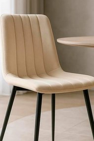 Fluwelen Miller Black Stoel