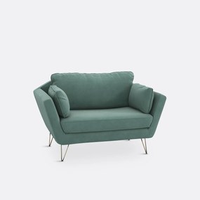 Fauteuil XL in fluweel Topim