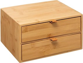 5Five Tidy Smart Make-up en Sieraden Organizer - Bamboe - 2 Lades