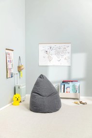 Kinder Zitzak BeanBag Easy L - Antraciet