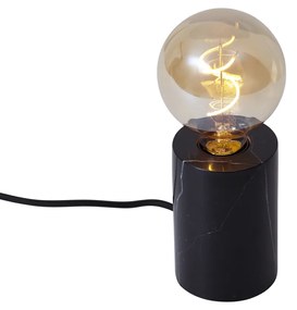 Moderne tafellamp zwart marmer - Marissa