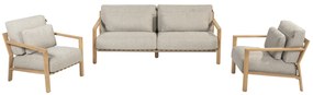 4 Seasons Outdoor Lucas loungeset SALE Loungeset beige weerbestendig