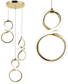 LED hanglamp G073-3CPR Gold