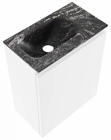 Mondiaz Ture DLux toiletmeubel 40cm talc met wastafel lava links met kraangat