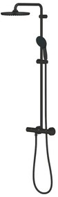 Grohe Tempesta system 250 douchesysteem rond met thermostaatkraan m.black 266702431