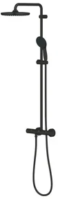 Grohe Tempesta system 250 douchesysteem rond met thermostaatkraan m.black 266702431