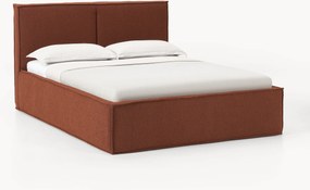 Bouclé gestoffeerd bed Dream