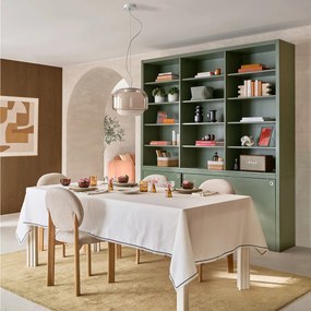 Hanglamp van gekleurd glasØ30,5 cm, KINOKO