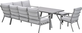 Garden Impressions Senja lounge dining set 5-delig rechts incl. stoel - valley sand
