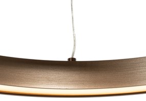 Eettafel / Eetkamer Hanglamp brons 40 cm incl. LED 3-staps dimbaar - Girello rond Binnenverlichting Lamp