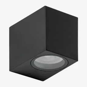 Wandlamp Voor Buiten In Aluminium Dolton Zwart - Sklum