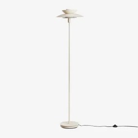 Ijzeren Vloerlamp Alicia Beige – Crème - Sklum