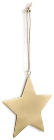Wanddecoratie, ster in messing, Ramula