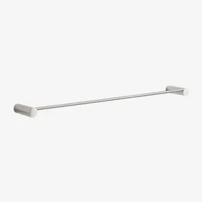 Devon Rvs Wandgemonteerde Handdoekhouder Met Stang (↔︎60 Cm) Grijs – Chroom - Sklum