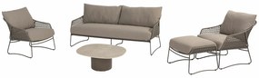 4 Seasons Moretti loungeset 6-delig - bruin