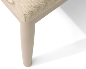 Hoek loungeset 5 personen Wicker/Aluminium/Aluminium/wicker Taupe  Coco Ibiza