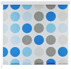 vidaXL Rolgordijn voor douche 120x240 cm cirkel