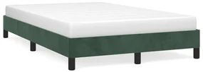 vidaXL Bedframe fluweel donkergroen 120x200 cm