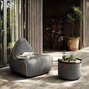 Cobana Lounge Chair & Pouf Outdoor - Grijs