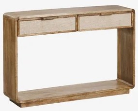 Abrams Mangohouten Halconsole 120x30 Cm Mangohout - Sklum