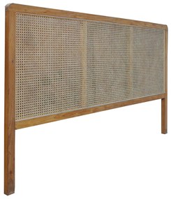 Bed Hoofdeinde Teak En Rotan