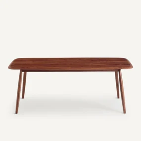 Tafel in massief notenhout Comoé
