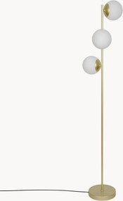 Vloerlamp Lilly met mondgeblazen lampenkap