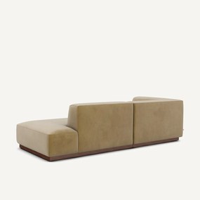 Linkse hoekbank in fluweel, Jacopo