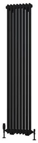 Eastbrook Rivassa 2 koloms radiator 40x180cm staal 1245W zwart mat