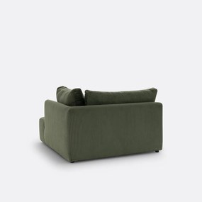 Moduleerbare hoekbank ribfluweel, Monica