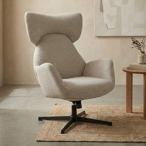 Kantelbare Fauteuil Zandkleur