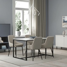 Tenzo Lipp Moderne Eettafel 180 Cm Wit - 180 X 90cm.