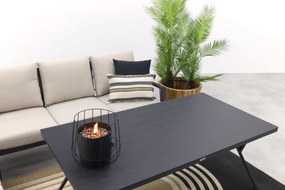 Sergio lounge dining set met stoel - Carbon/Desert - 3-delig links