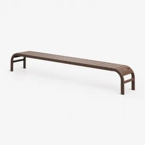 Bijzettafel Voor Ligstoel Van Staal Marietta Bruin – Chocolade - Sklum