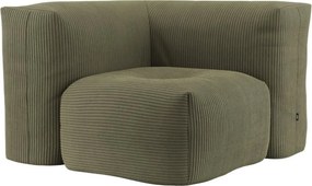 Soft Zitzak Indoor Corner - Corduroy Olive