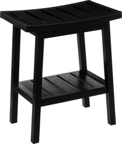 5Five stijlvol en praktisch krukje / douchekrukje - L40 x B25 x H46 cm - Gemaakt van bamboe hout - Tot 120KG