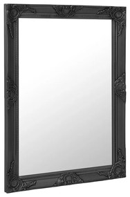 vidaXL Wandspiegel barok stijl 60x80 cm zwart