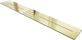 Mexen Toro afdekking voor douchebak 170-200 cm, goud - 43930050