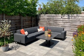 Boavista/Cuba Sunbrella loungeset - Sooty - 4-delig - rechts