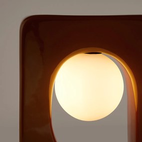 Tafellamp, van keramiek en opaalglas, VESLI