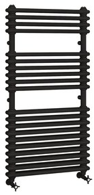 Eastbrook Imperia 2 koloms handdoekradiator 60x115cm 1189W zwart mat