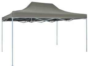 vidaXL Partytent inklapbaar 3x4 m staal antraciet