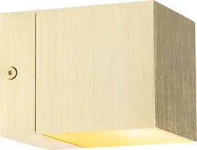 Moderne wandlamp goud met lichteffect - Transfer